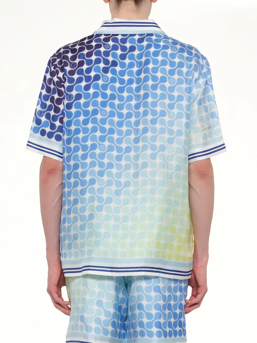 Casablanca Tennis Tile SS Shirt in Multicolour | Thumbnail 5 Casablanca Tennis Tile SS Shirt in Multicolour | Thumbnail 5