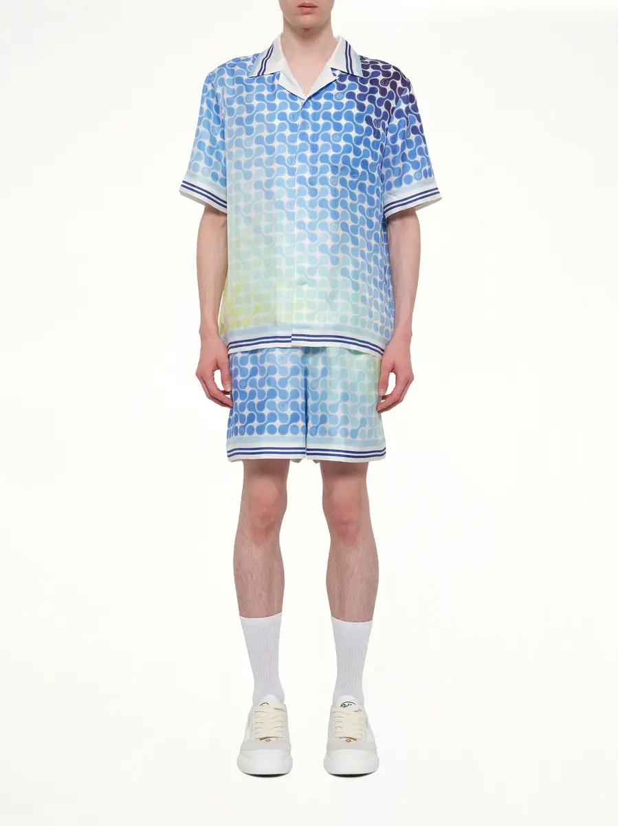 Casablanca Tennis Tile SS Shirt in Multicolour | Thumbnail 7 Casablanca Tennis Tile SS Shirt in Multicolour | Thumbnail 7