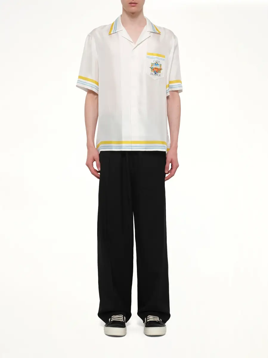 Casablanca Tennis Landscape SS Shirt | Thumbnail 7 Casablanca Tennis Landscape SS Shirt | Thumbnail 7