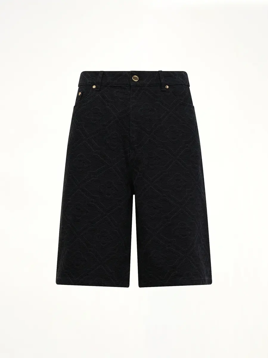Casablanca Laser Monogram Denim Shorts | Thumbnail 2 Casablanca Laser Monogram Denim Shorts | Thumbnail 2