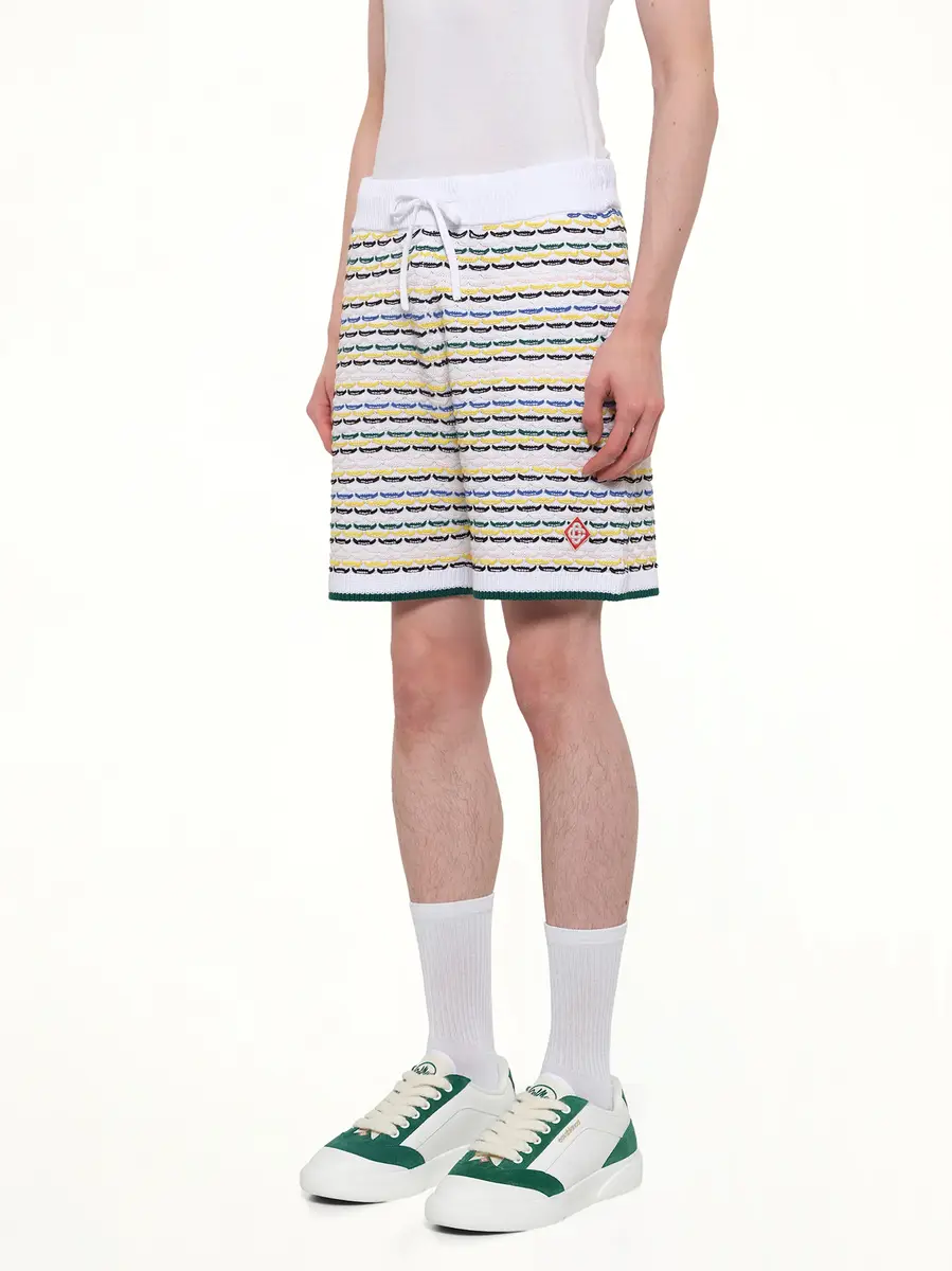 Casablanca Tuck Stitch Shorts | Thumbnail 3