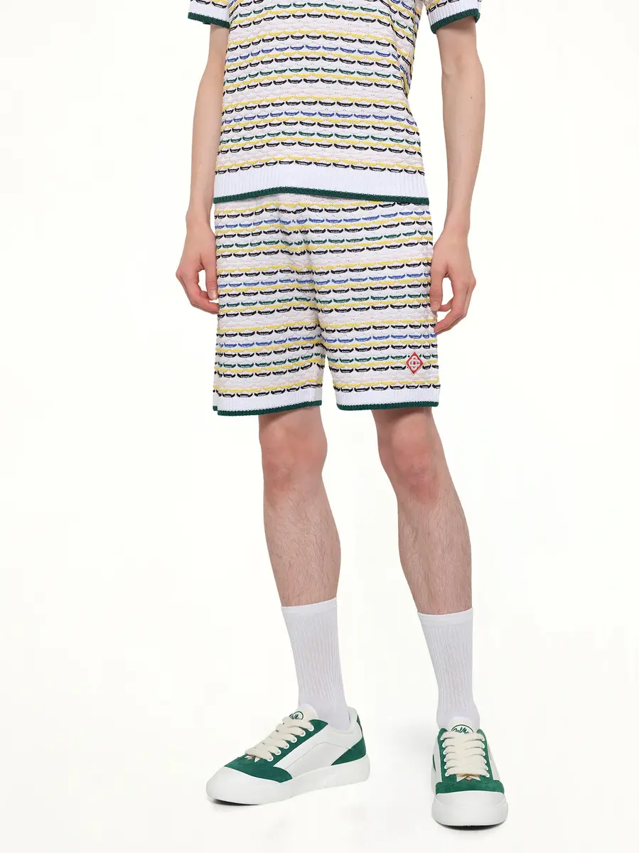 Casablanca Tuck Stitch Shorts | Thumbnail 6