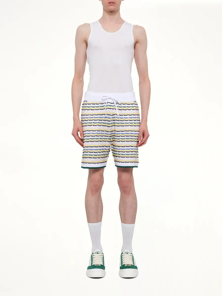 Casablanca Tuck Stitch Shorts | Thumbnail 7