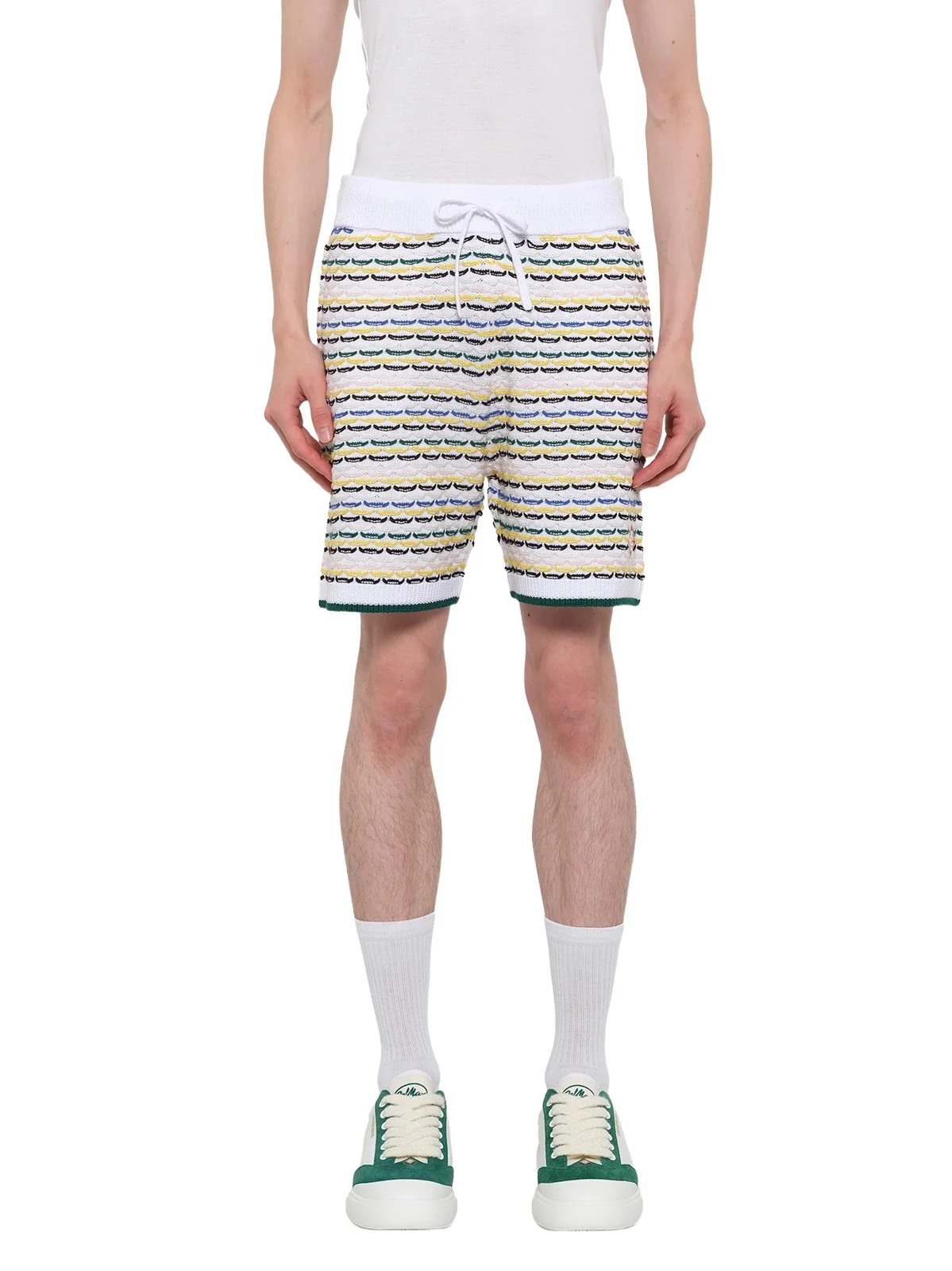 Casablanca Tuck Stitch Shorts