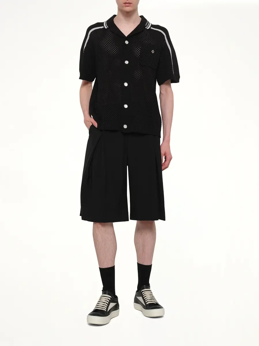 Casablanca Pleated Baggy Shorts | Thumbnail 4 Casablanca Pleated Baggy Shorts | Thumbnail 4