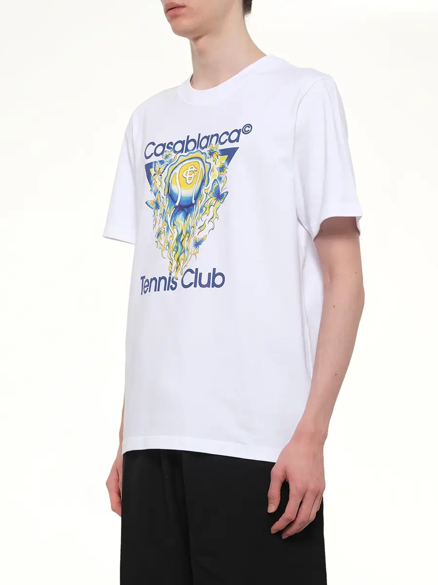 Casablanca Tennis Club Icon Classic T-shirt | Thumbnail 3 Casablanca Tennis Club Icon Classic T-shirt | Thumbnail 3