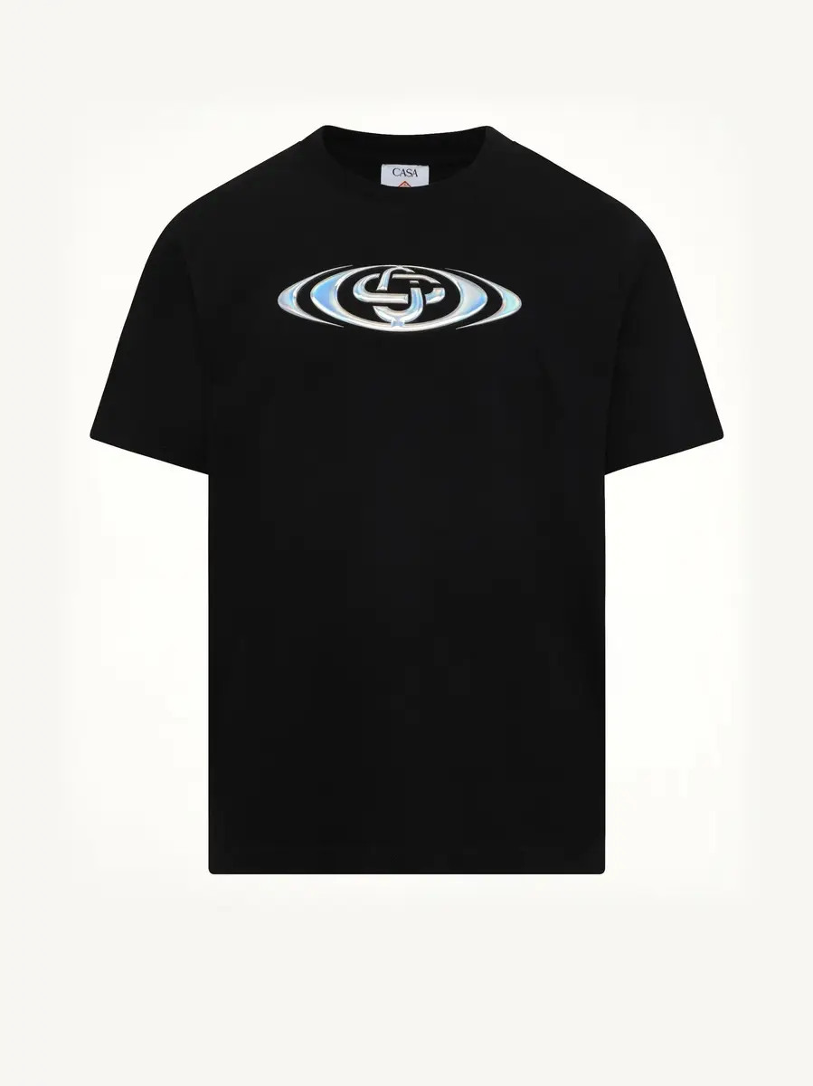 Casablanca Warped Logo Classic T-shirt | Thumbnail 2 Casablanca Warped Logo Classic T-shirt | Thumbnail 2