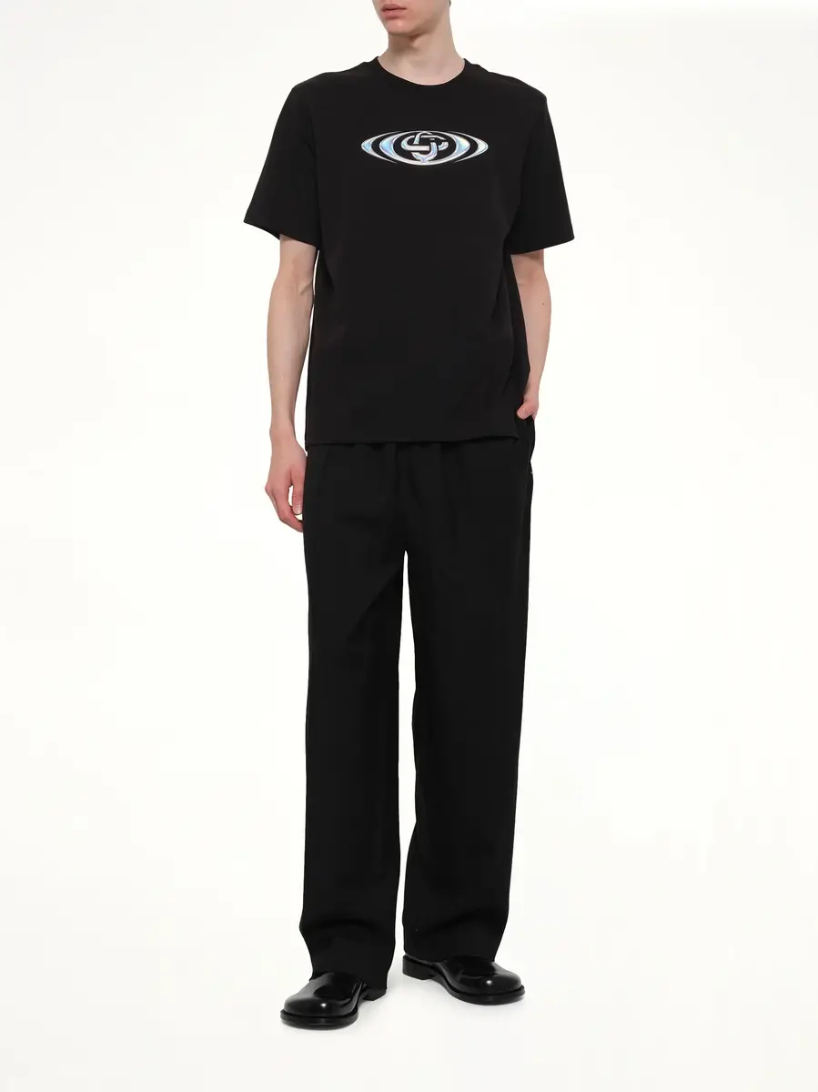 Casablanca Warped Logo Classic T-shirt | Thumbnail 4 Casablanca Warped Logo Classic T-shirt | Thumbnail 4