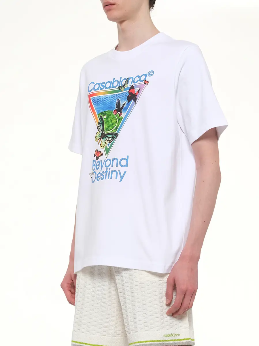 Casablanca Tennis Club Icon Beyond Destiny Classic T-shirt | Thumbnail 3 Casablanca Tennis Club Icon Beyond Destiny Classic T-shirt | Thumbnail 3