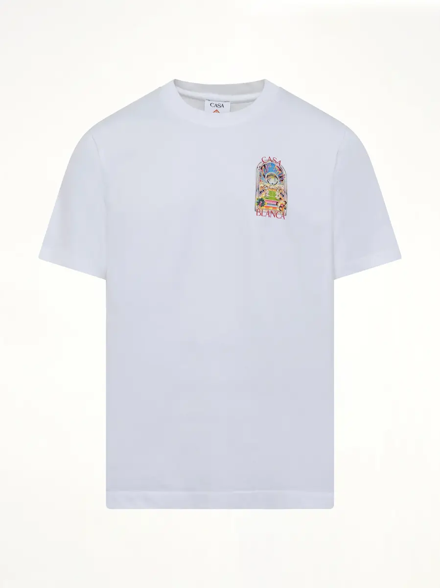 Casablanca Tennis Landscape Classic T-shirt | Thumbnail 2 Casablanca Tennis Landscape Classic T-shirt | Thumbnail 2