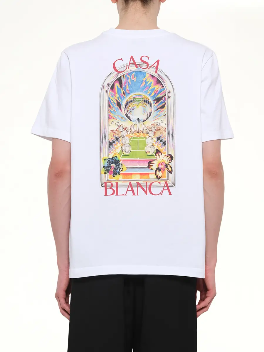 Casablanca Tennis Landscape Classic T-shirt | Thumbnail 5 Casablanca Tennis Landscape Classic T-shirt | Thumbnail 5