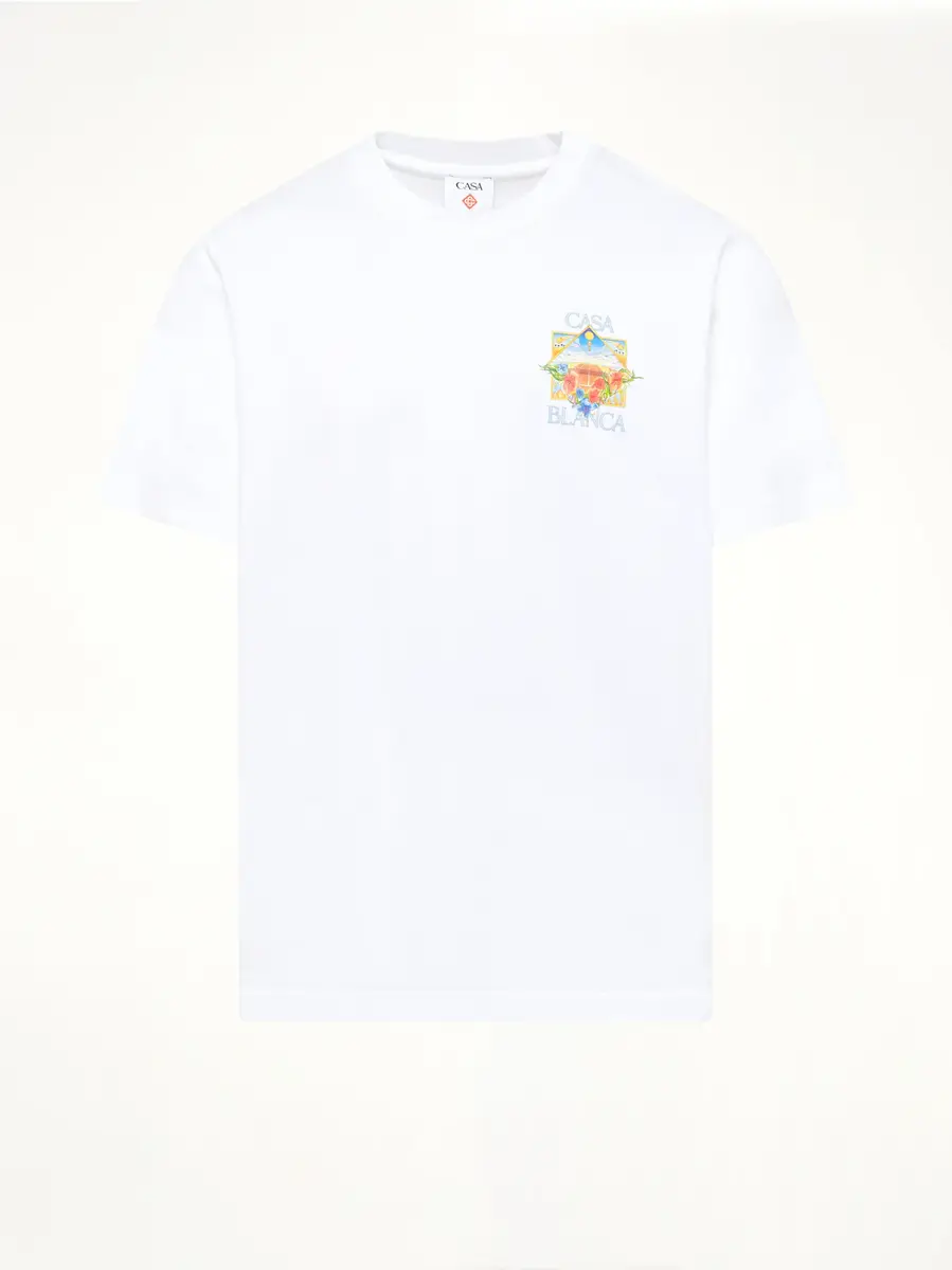 Casablanca Tennis Landscape 2 Classic T-shirt | Thumbnail 2 Casablanca Tennis Landscape 2 Classic T-shirt | Thumbnail 2