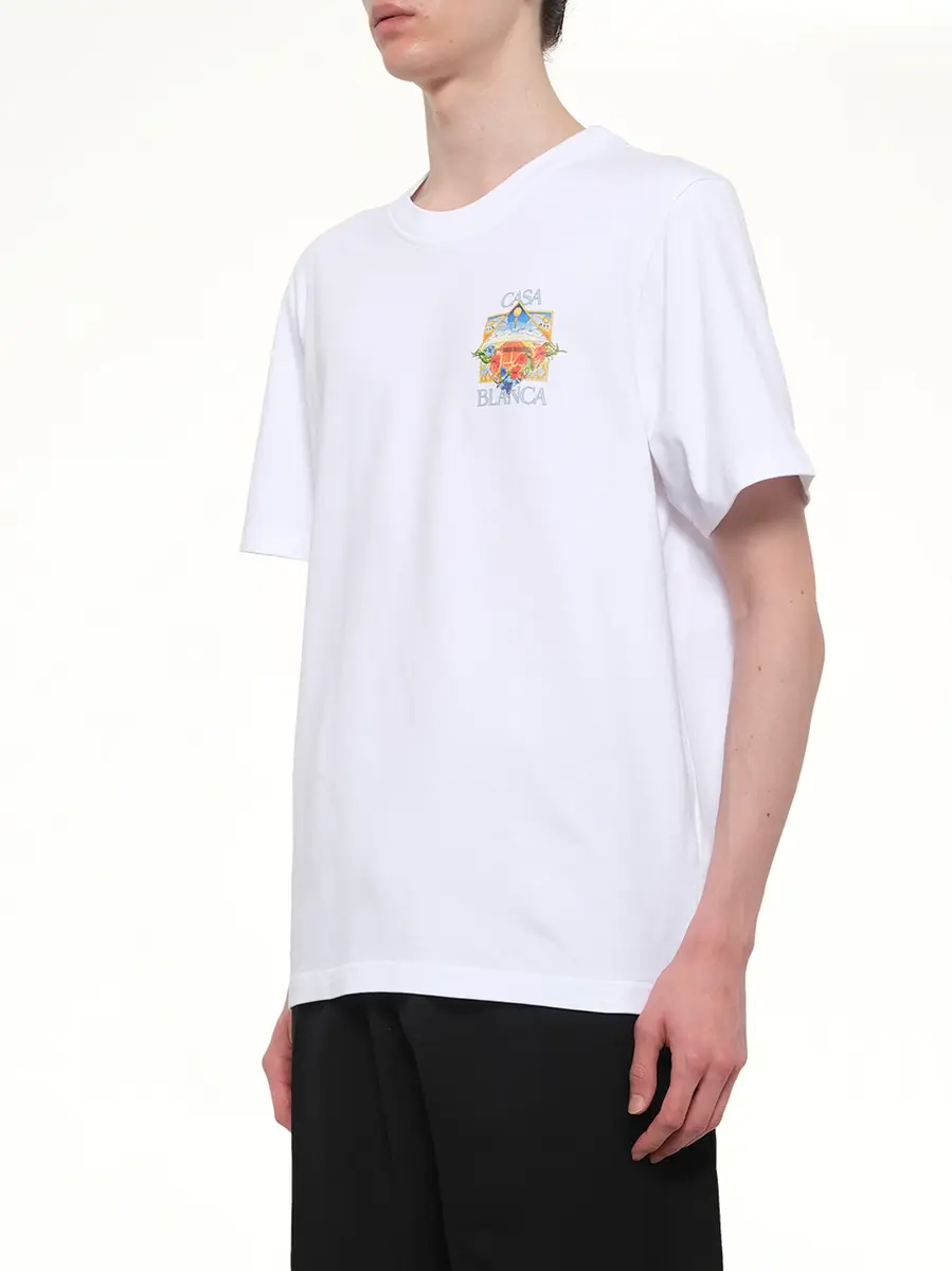 Casablanca Tennis Landscape 2 Classic T-shirt | Thumbnail 3 Casablanca Tennis Landscape 2 Classic T-shirt | Thumbnail 3