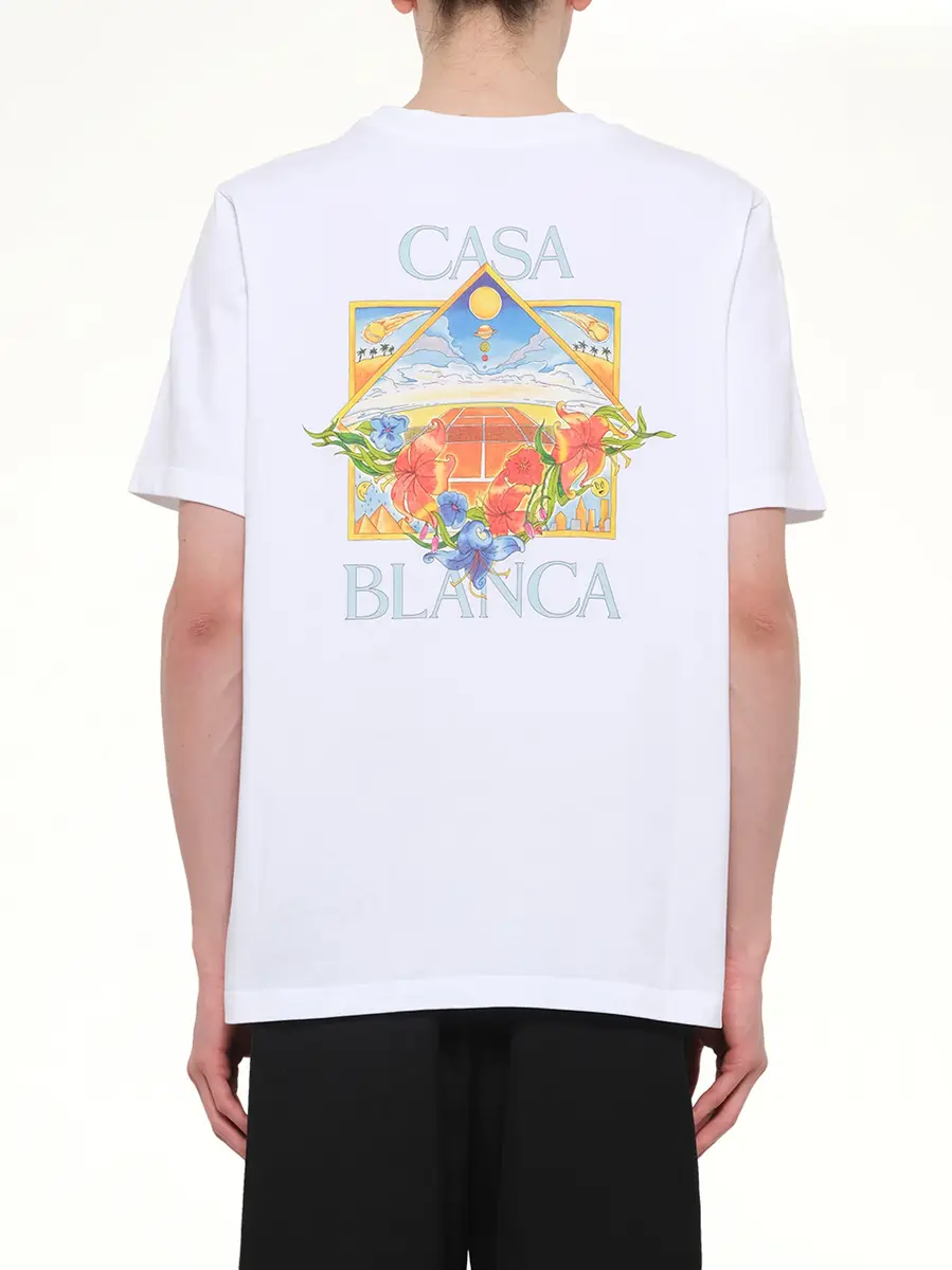 Casablanca Tennis Landscape 2 Classic T-shirt | Thumbnail 5 Casablanca Tennis Landscape 2 Classic T-shirt | Thumbnail 5