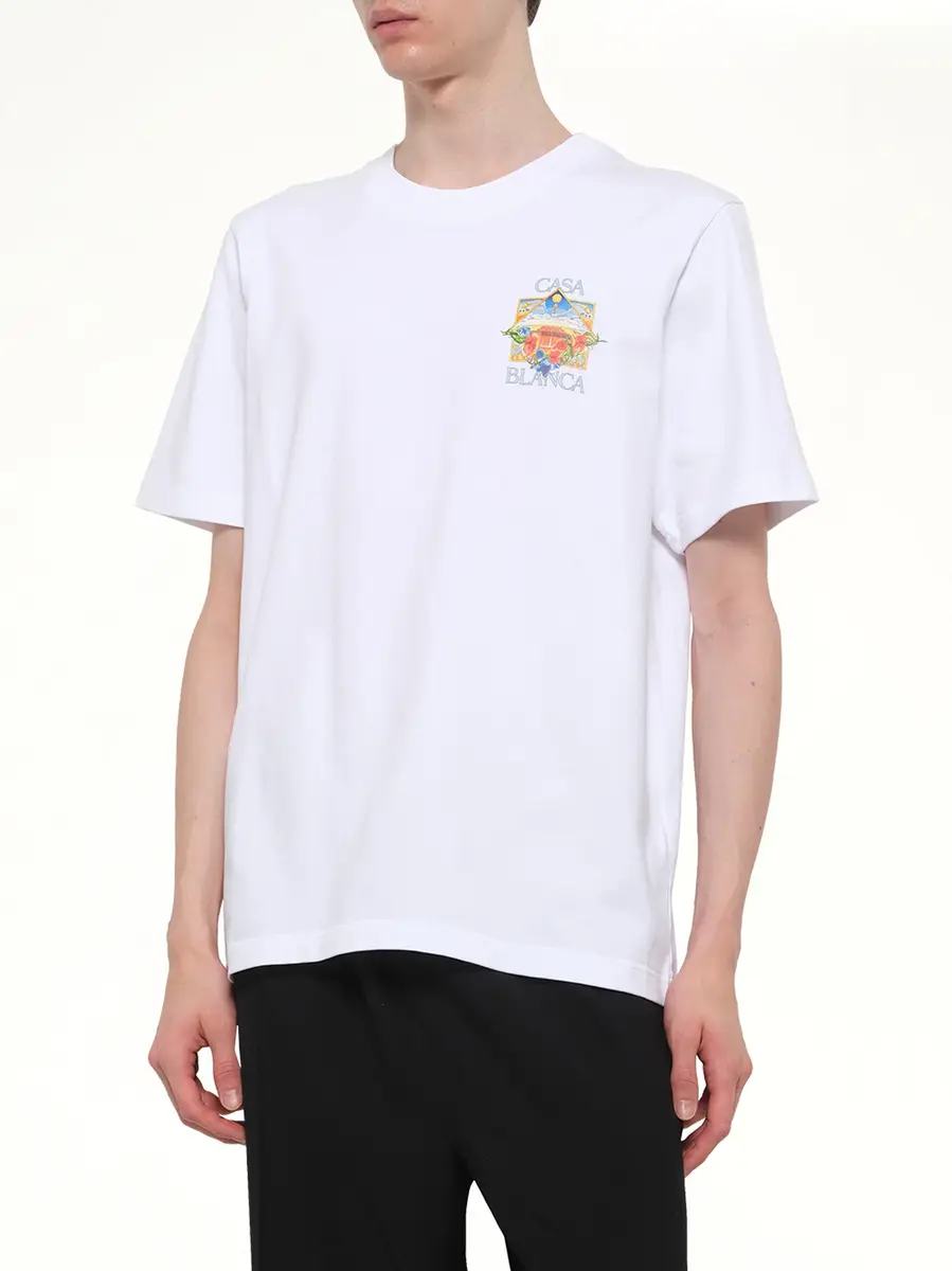 Casablanca Tennis Landscape 2 Classic T-shirt | Thumbnail 6 Casablanca Tennis Landscape 2 Classic T-shirt | Thumbnail 6