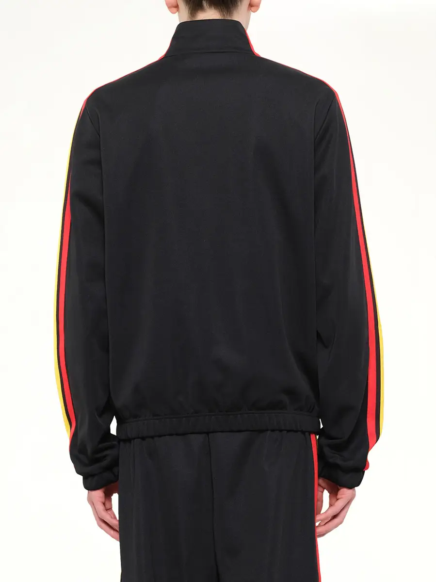 Palm Angels J Classic Logo Vint Track Top in Black/off White | Thumbnail 5 Palm Angels J Classic Logo Vint Track Top in Black/off White | Thumbnail 5