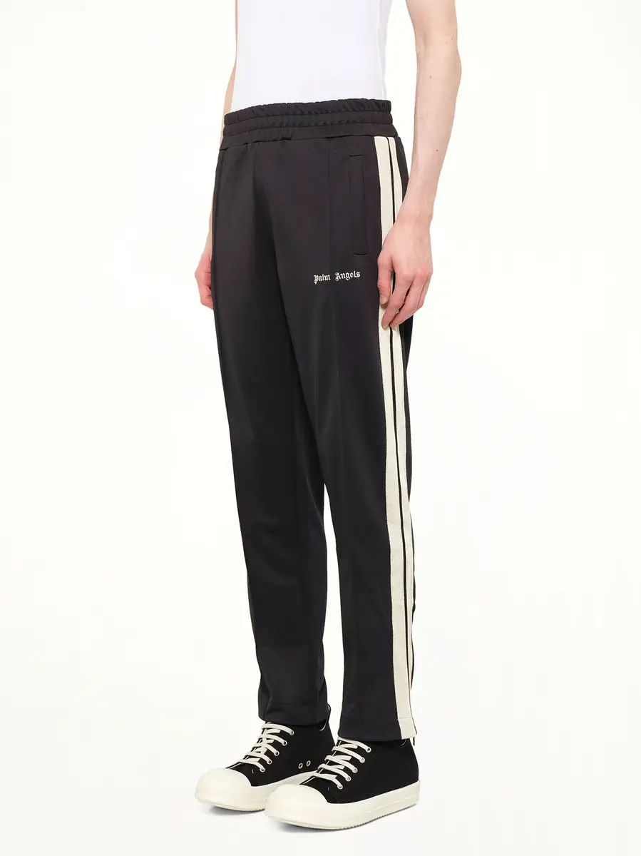 Palm Angels Classic Logo Track Pants in Black Off/white | Thumbnail 3 Palm Angels Classic Logo Track Pants in Black Off/white | Thumbnail 3