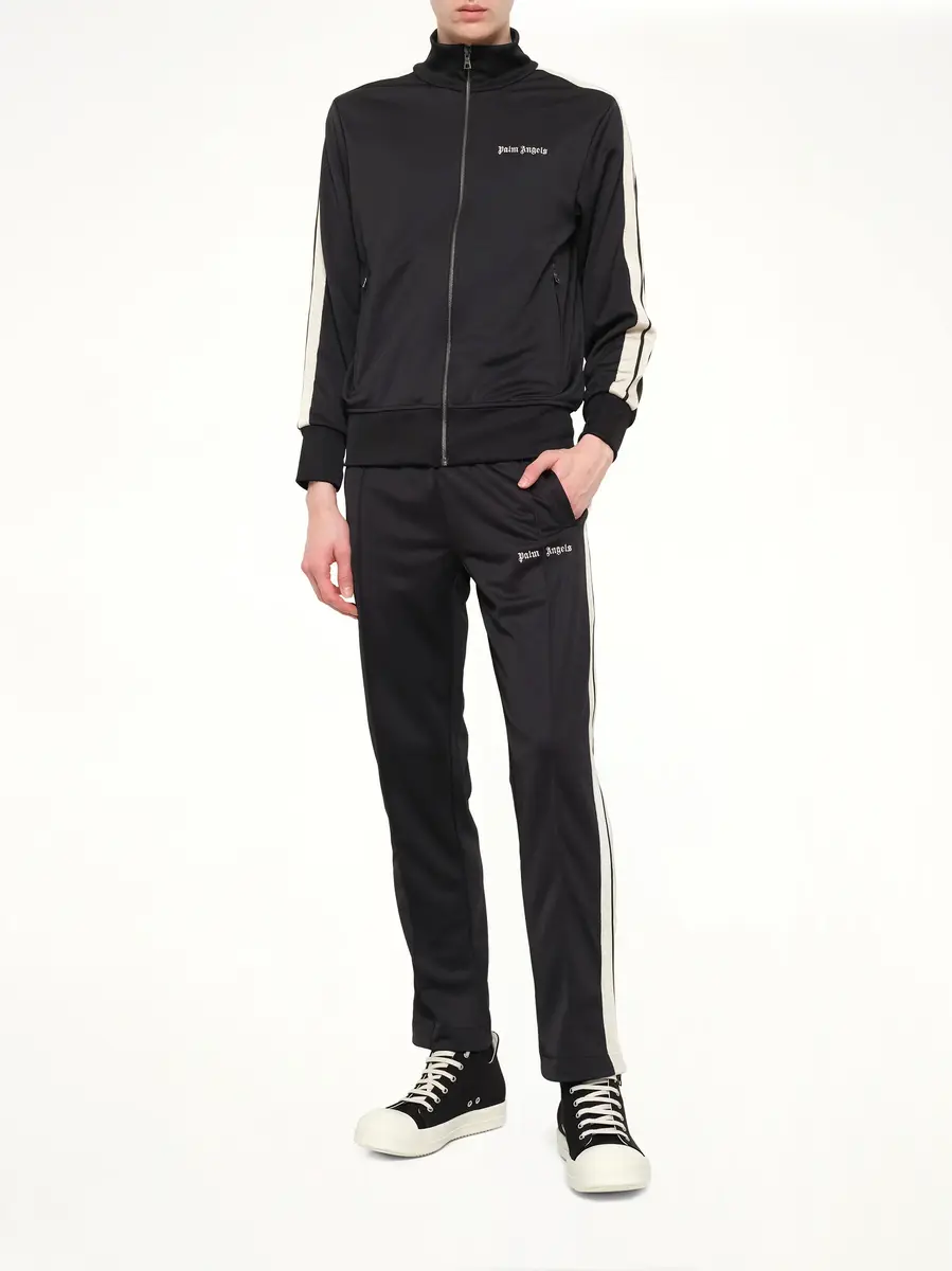 Palm Angels Classic Logo Track Pants in Black Off/white | Thumbnail 4 Palm Angels Classic Logo Track Pants in Black Off/white | Thumbnail 4