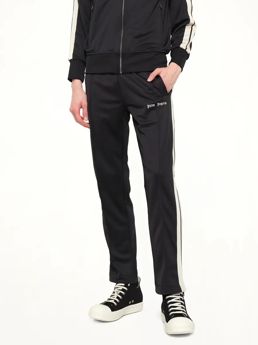 Palm Angels Classic Logo Track Pants in Black Off/white | Thumbnail 6 Palm Angels Classic Logo Track Pants in Black Off/white | Thumbnail 6