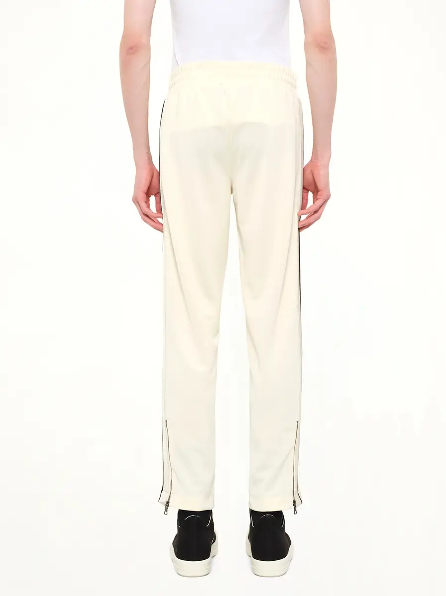 Palm Angels Classic Logo Track Pants in Ivory/black | Thumbnail 5