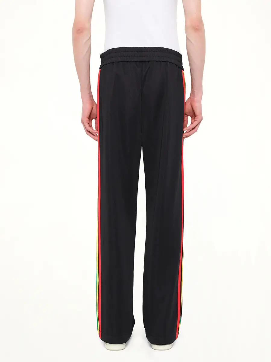 Palm Angels J Classic Logo Vint Track Pants in Black/off White | Thumbnail 5 Palm Angels J Classic Logo Vint Track Pants in Black/off White | Thumbnail 5