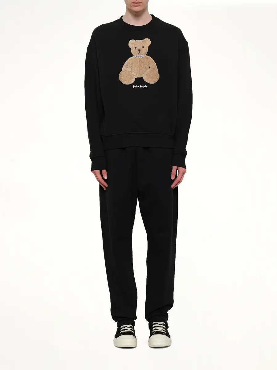 Palm Angels Bear Regular Sweatshirt in Black/brown | Thumbnail 7 Palm Angels Bear Regular Sweatshirt in Black/brown | Thumbnail 7