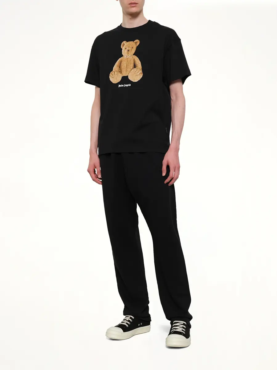 Palm Angels Bear Regular T-shirt in Black/brown | Thumbnail 4 Palm Angels Bear Regular T-shirt in Black/brown | Thumbnail 4