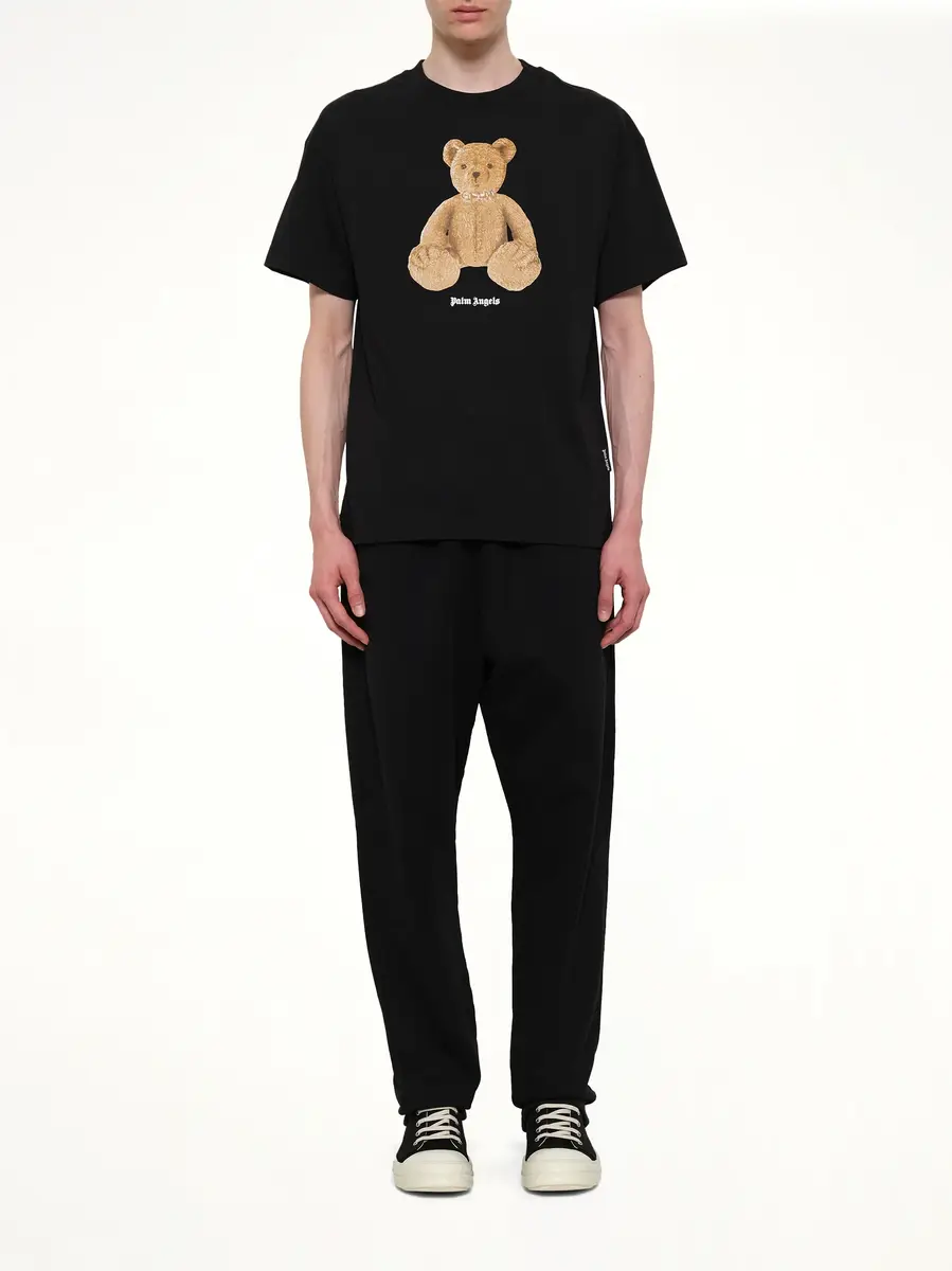 Palm Angels Bear Regular T-shirt in Black/brown | Thumbnail 7 Palm Angels Bear Regular T-shirt in Black/brown | Thumbnail 7