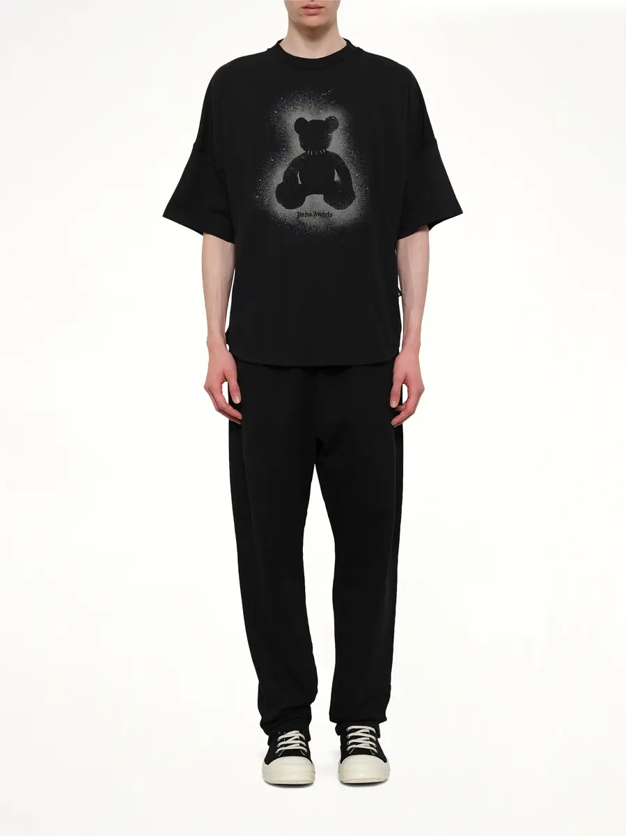 Palm Angels Spray Bear Over T-shirt in Black/dark Grey | Thumbnail 7 Palm Angels Spray Bear Over T-shirt in Black/dark Grey | Thumbnail 7