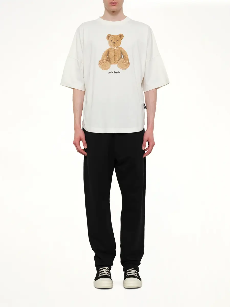 Palm Angels Bear Over T-shirt in Off White/brown | Thumbnail 7 Palm Angels Bear Over T-shirt in Off White/brown | Thumbnail 7