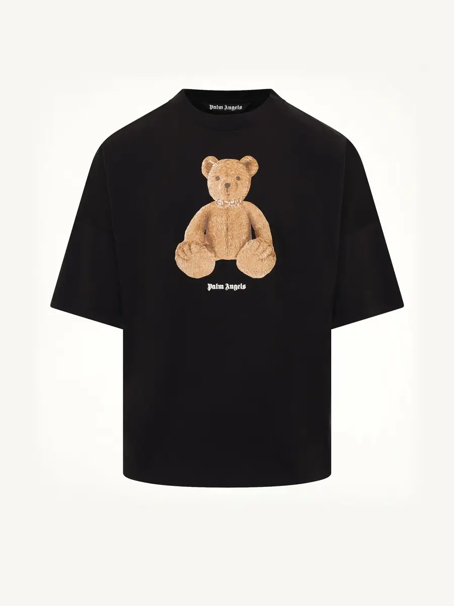Palm Angels Bear Over T-shirt in Black/brown | Thumbnail 2 Palm Angels Bear Over T-shirt in Black/brown | Thumbnail 2