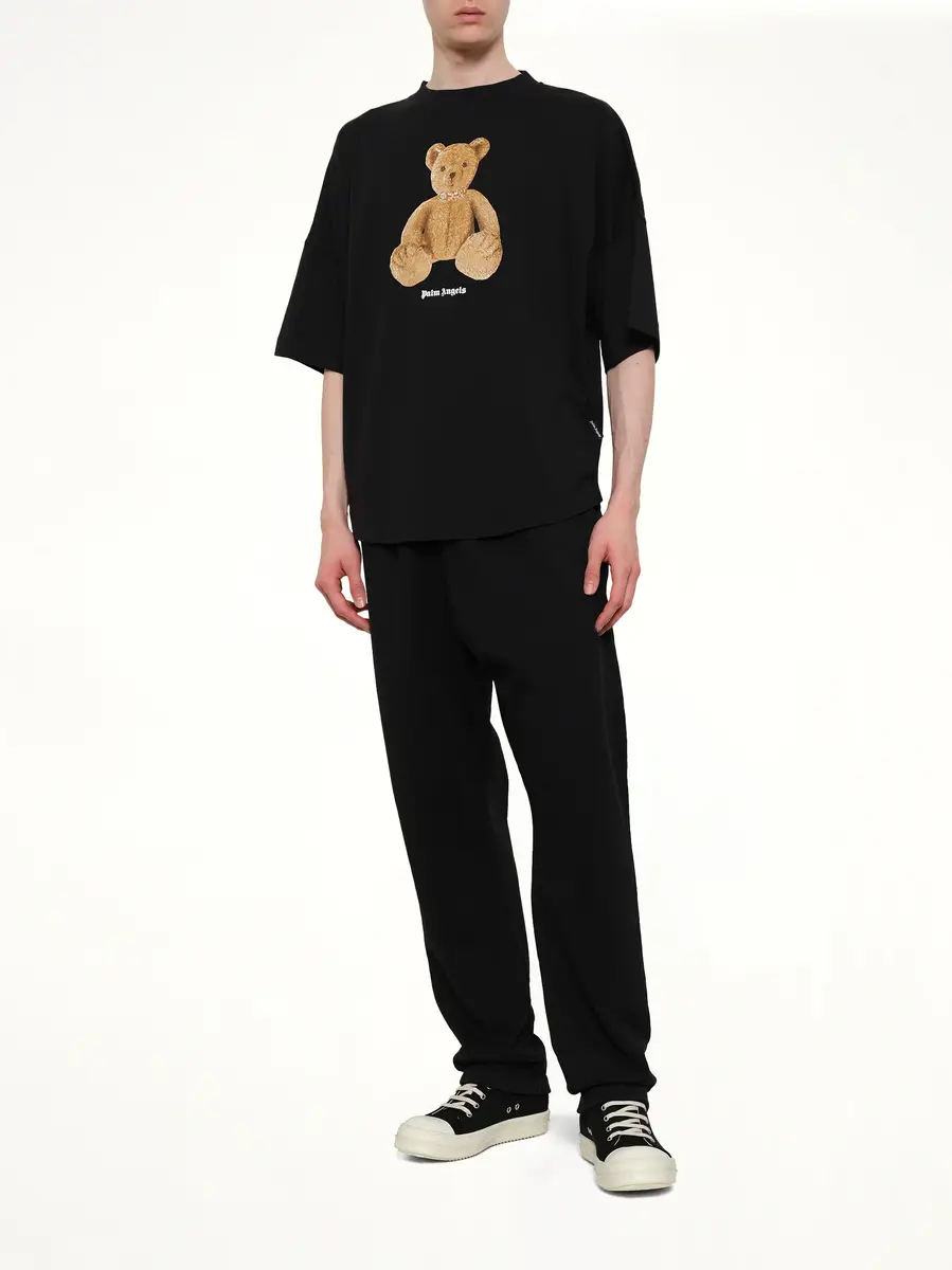 Palm Angels Bear Over T-shirt in Black/brown | Thumbnail 4 Palm Angels Bear Over T-shirt in Black/brown | Thumbnail 4