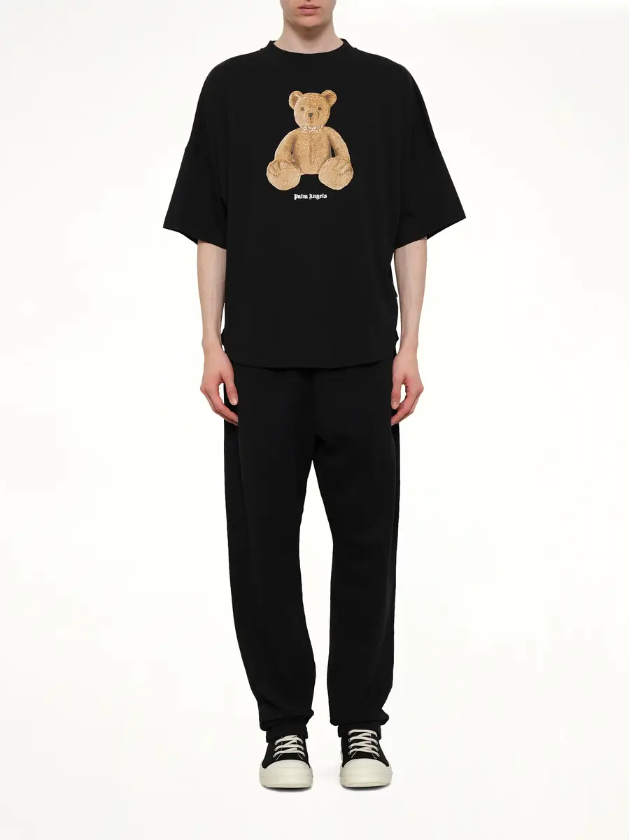 Palm Angels Bear Over T-shirt in Black/brown | Thumbnail 7 Palm Angels Bear Over T-shirt in Black/brown | Thumbnail 7