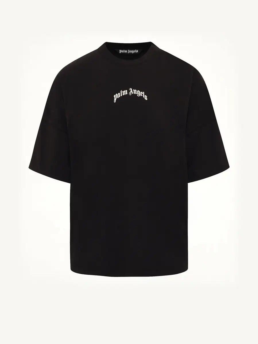Palm Angels Classic Logo Over T-shirt in Black/off White | Thumbnail 2 Palm Angels Classic Logo Over T-shirt in Black/off White | Thumbnail 2