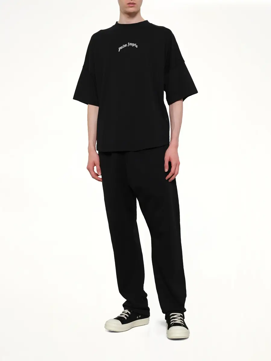 Palm Angels Classic Logo Over T-shirt in Black/off White | Thumbnail 4 Palm Angels Classic Logo Over T-shirt in Black/off White | Thumbnail 4