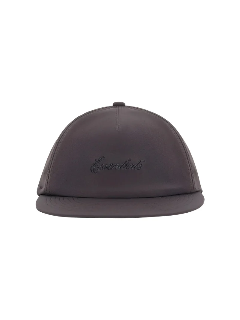 Fear of God Essentials Signature 5 Panel Hat in Vintage Black