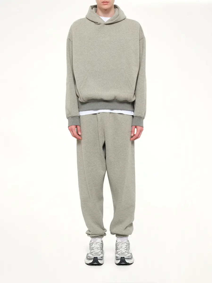 Fear of God Essentials Signature Classic Hoodie in Concrete Heather | Thumbnail 7 Fear of God Essentials Signature Classic Hoodie in Concrete Heather | Thumbnail 7