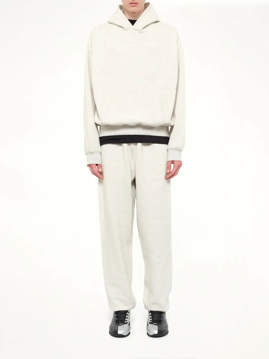 Fear of God Essentials Signature Classic Hoodie in Oatmeal Heather | Thumbnail 7 Fear of God Essentials Signature Classic Hoodie in Oatmeal Heather | Thumbnail 7