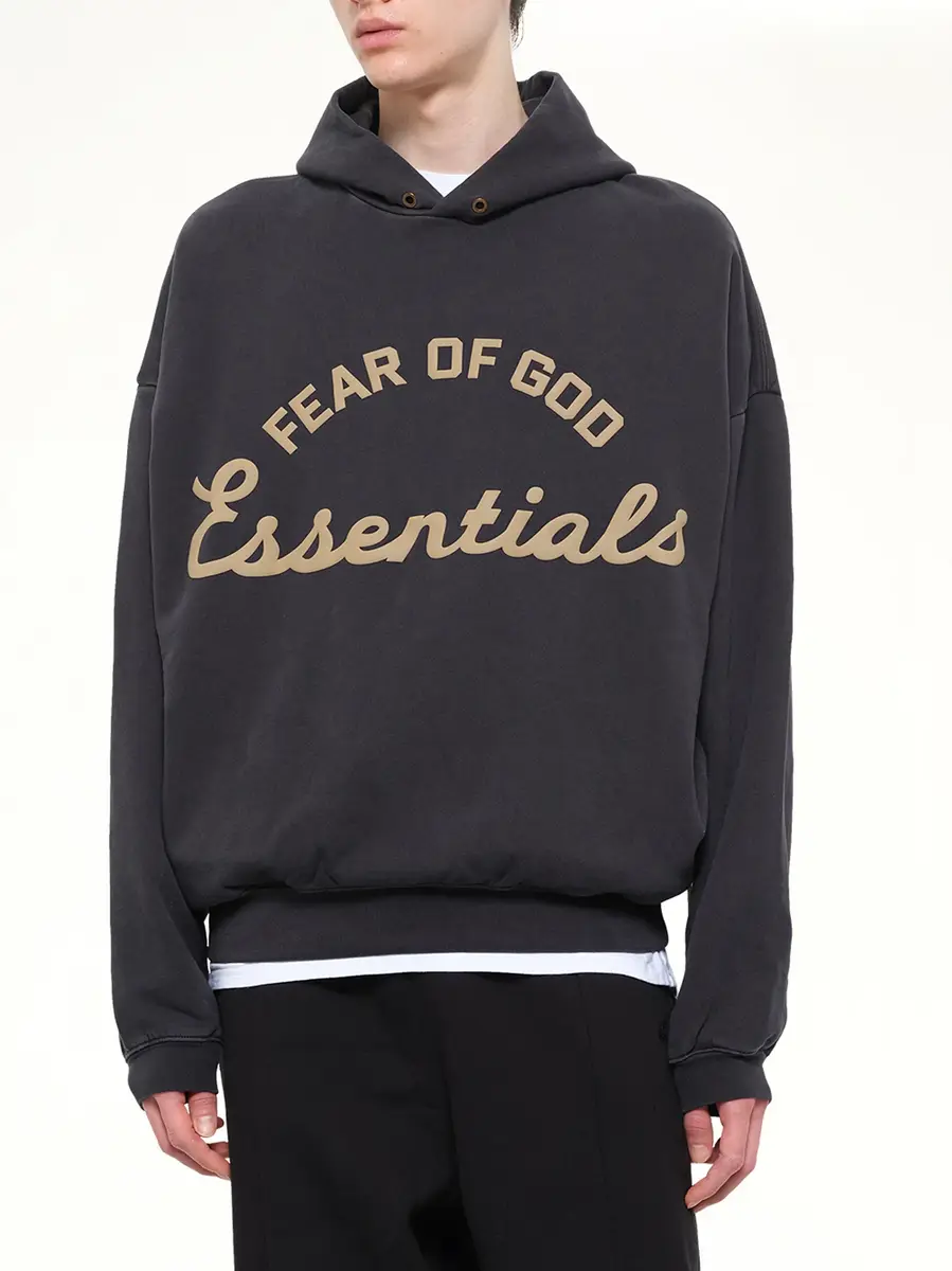 Fear of God Essentials Training 90's Hoodie in Faded Black | Thumbnail 6 Fear of God Essentials Training 90's Hoodie in Faded Black | Thumbnail 6