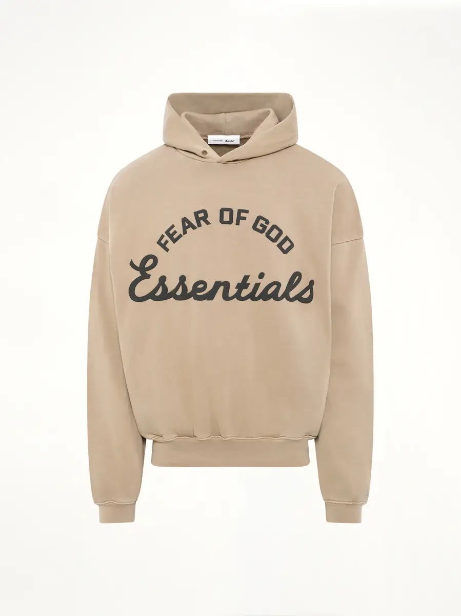 Fear of God Essentials Training 90's Hoodie in Faded Dune | Thumbnail 2 Fear of God Essentials Training 90's Hoodie in Faded Dune | Thumbnail 2