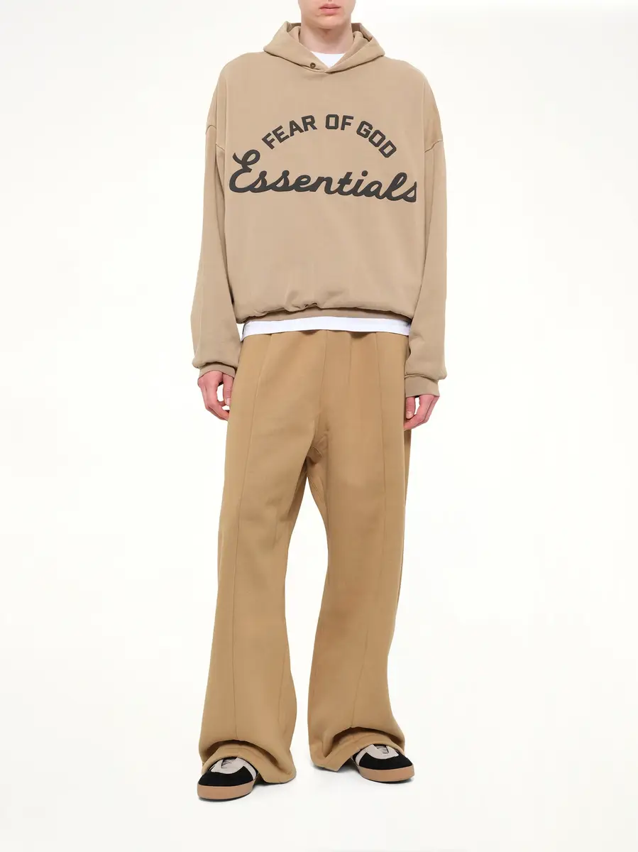 Fear of God Essentials Training 90's Hoodie in Faded Dune | Thumbnail 4 Fear of God Essentials Training 90's Hoodie in Faded Dune | Thumbnail 4