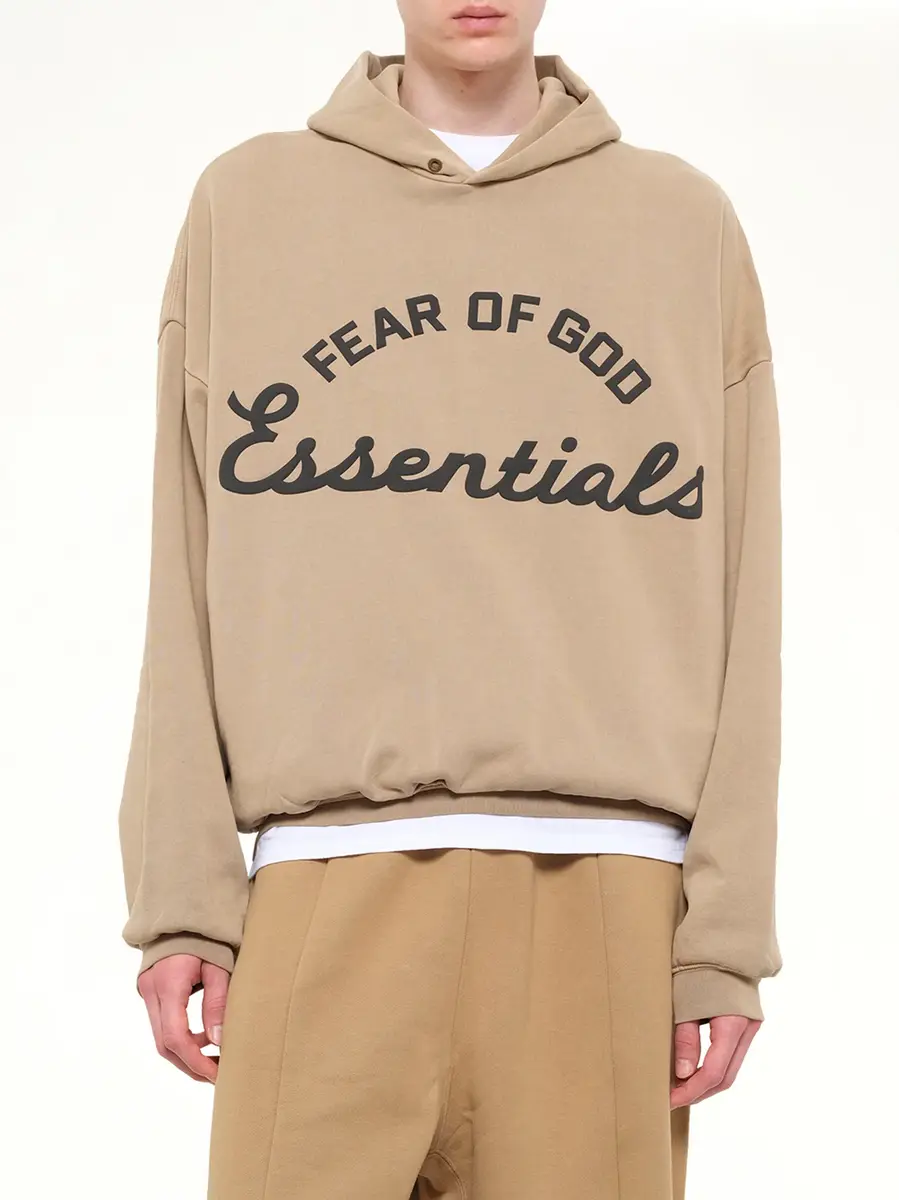 Fear of God Essentials Training 90's Hoodie in Faded Dune | Thumbnail 6 Fear of God Essentials Training 90's Hoodie in Faded Dune | Thumbnail 6