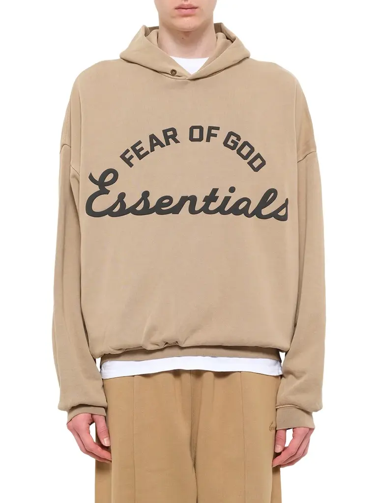 Fear of God Essentials Training 90's Hoodie in Faded Dune
