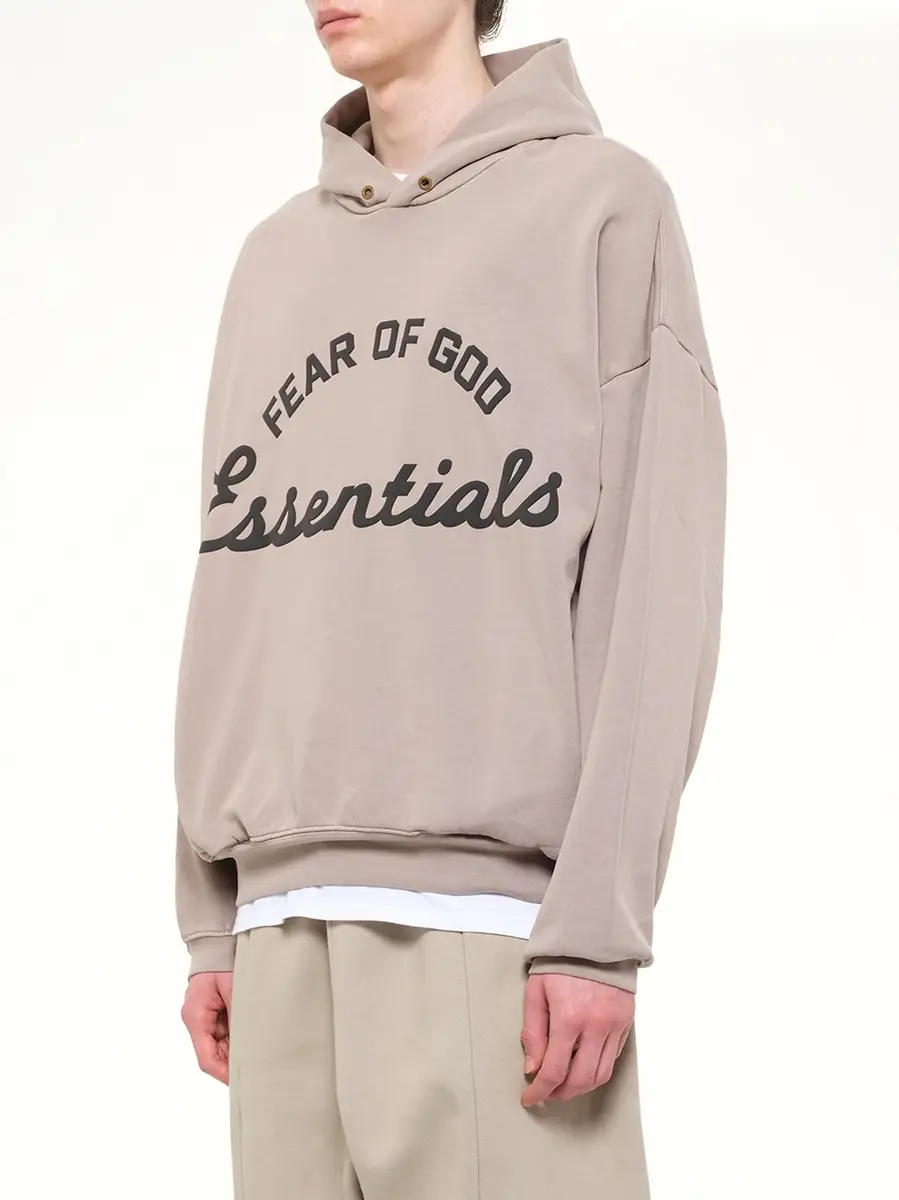 Fear of God Essentials Training 90's Hoodie in Faded Seal | Thumbnail 3 Fear of God Essentials Training 90's Hoodie in Faded Seal | Thumbnail 3