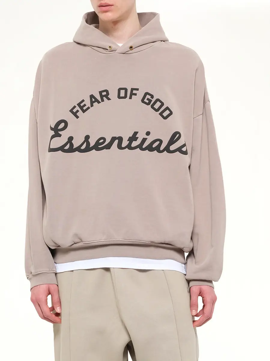 Fear of God Essentials Training 90's Hoodie in Faded Seal | Thumbnail 6 Fear of God Essentials Training 90's Hoodie in Faded Seal | Thumbnail 6