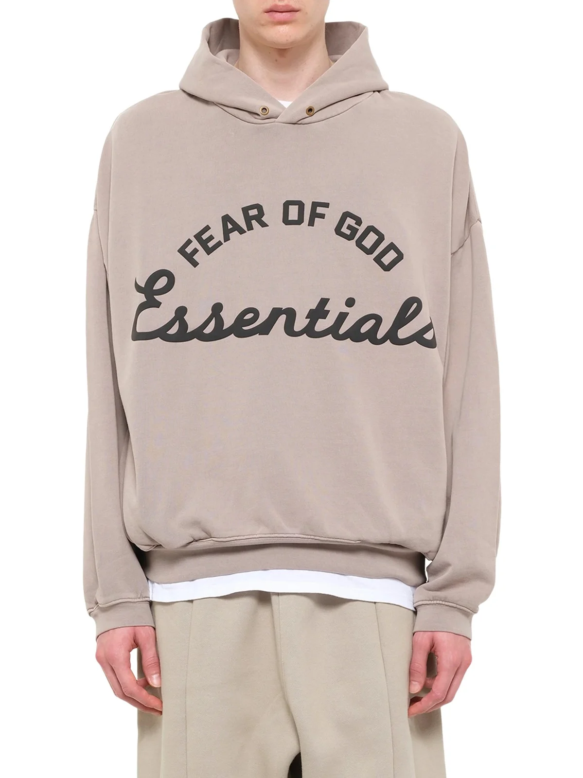 Fear of God Essentials Training 90's Hoodie in Faded Seal