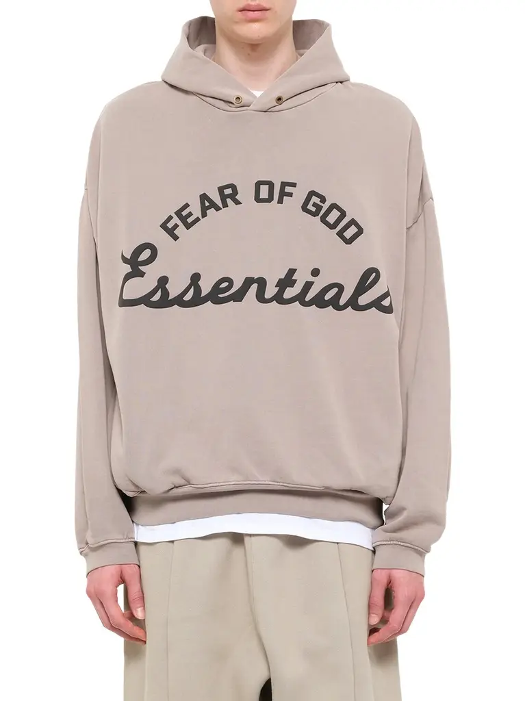 Fear of God Essentials Training 90's Hoodie in Faded Seal