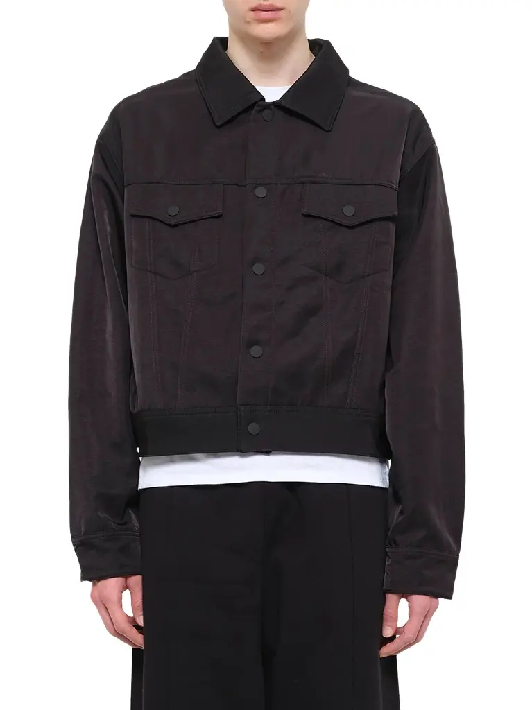 Fear of God Essentials Trucker Jacket in Vintage Black