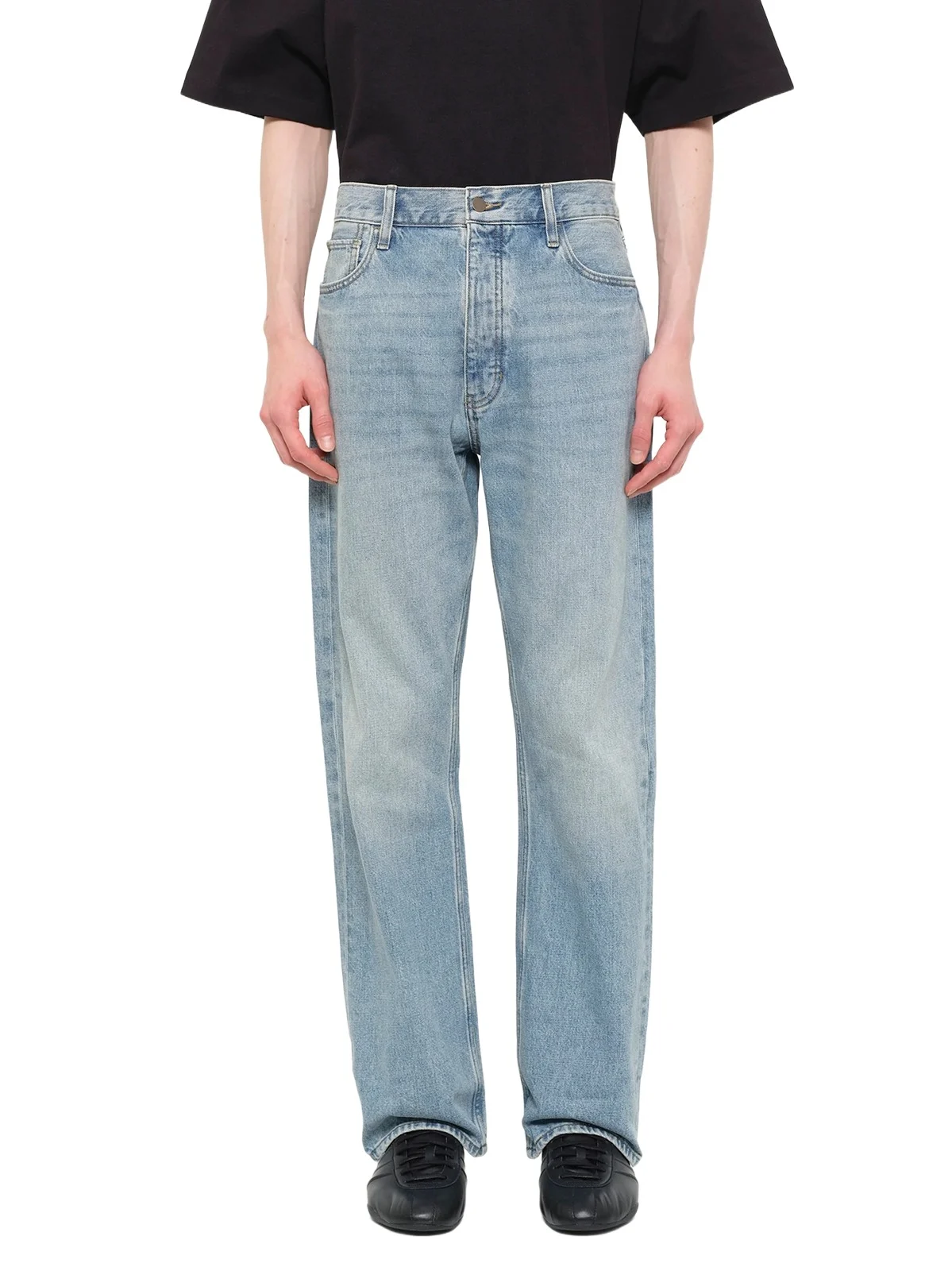 Fear of God Essentials Denim 5 Pocket Jeans in Classic Blue
