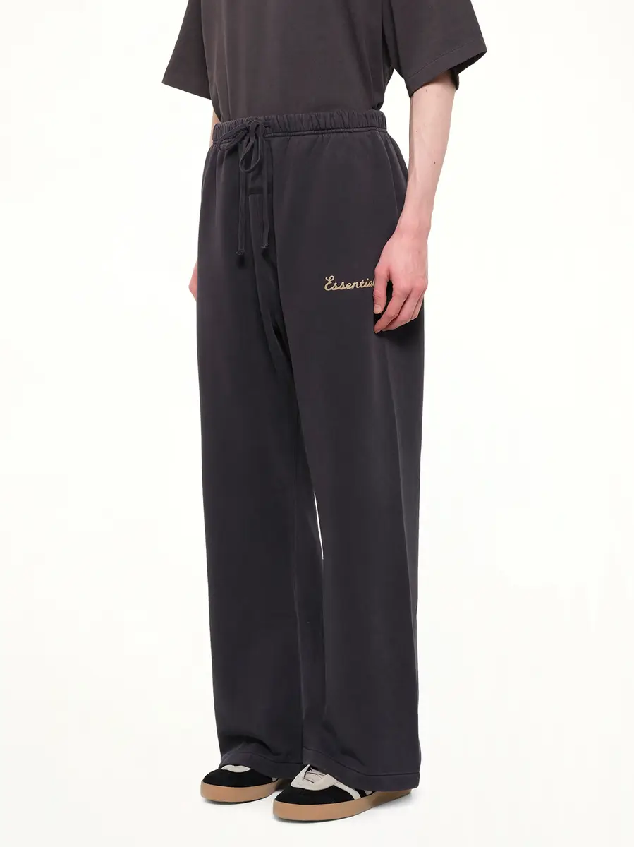 Fear of God Essentials Training Classic Fit Flare Sweatpant in Faded Black | Thumbnail 3 Fear of God Essentials Training Classic Fit Flare Sweatpant in Faded Black | Thumbnail 3